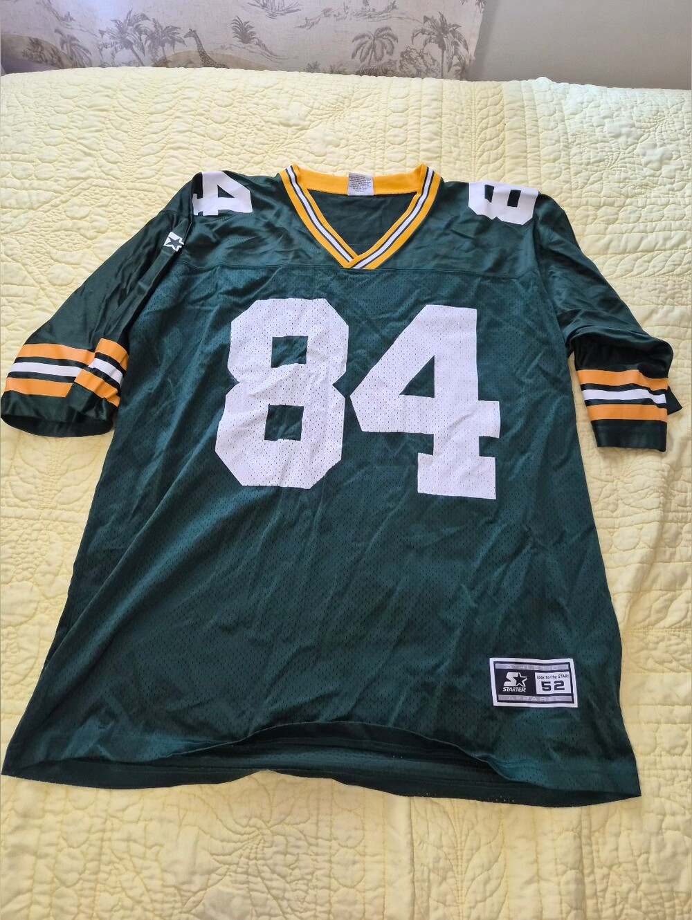 Green Bay Packer Football Jersey Bill Schroeder 84 Signed
